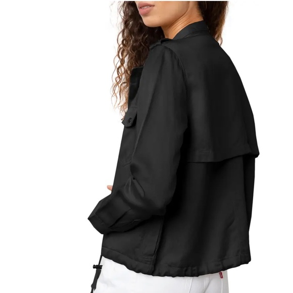 Rails Jackets & Blazers - Rails Collins Military Linen Blend Jacket Black XS